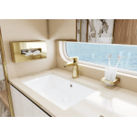 Hansgrohe AddStoris 拋光金色紙巾盒 (壁掛式/可螺絲固定或黏接)